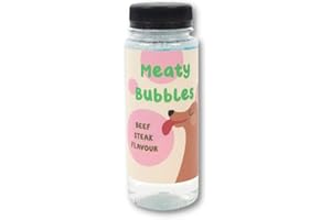 GENERIC Meaty Bubbles | Beef flavoured Dog Bubbles | For Dogs | Blowing Interactive Dog Birthday for Dogs | NON TOXIC