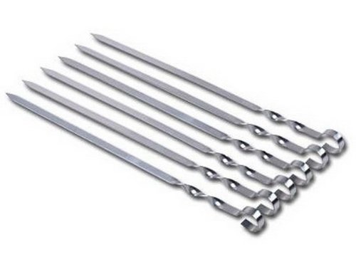 Preisvergleich Produktbild Grillspiess 60x2cm extra breit, 6 St