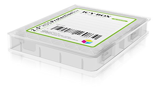 Icy Box IB-AC6251 Einfaches Schutzgehäuse aus Kunststoff für 2,5″ (6,35 cm) HDD/SSD, stapelbar - 3