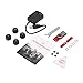 Produktbild WEIWEITOE-DE Universal USB Auto TPMS Android Reifendruckkontrollsystem mit 4 externen Sensoren Auto Security Alarm Systems, schwarz,