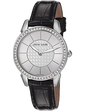 Pierre Cardin Damen-Armbanduhr Petit Soleil Analog Quarz Leder