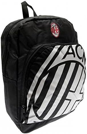AC Milan FC Official Football Gift Backpack - A Great Christmas / Birthday Gift Idea For Men And Boys