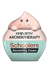 Keya Seth Aromatherapy, Schoolers Nourishing Cream Gentle & Safe, Intensive Moisturizing & Nourishing Ultra-Light for Kids- Hypoallergenic, No Paraben & Sulfates- 50gm