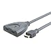 Produktbild vellbox 1,6 ft HDMI 2 x 1 Switcher mit Pigtail, Anschlüssen Switcher mit Pigtail, 1 in 2 out, unterstützt Auflösung bis zu 1080p, grau, 0,5 m/1.6ft