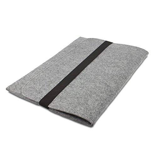 eFabrik Funda de Fieltro para DELL XPS 13 para portátil (13,3 Pulgadas), Color Gris