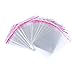 Produktbild 200 PCS Klar Cellophan selbstdichtender Staubbeutel für Bakery, Kerze, Seife, Cookie Deko Wrappers (7 x 10 cm) 7x12cm