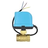 Paket: 1 Stück 2 wege motorkugelhahn kugelventil elektrisch 12v 24v DC 2 wege ventil elektrisch 1/2 3/4 1 1-1/4 1-1/2 2 zoll (DC 24V, 1/2 zoll DN15)