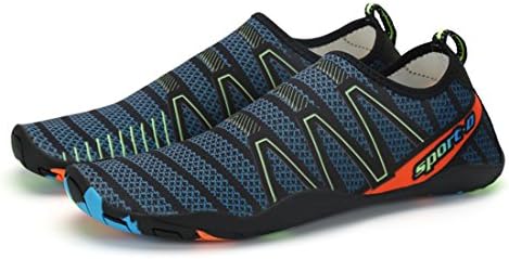 Leaproo Water Shoes For Women Men Barefoot Shoes Swimming Scuba Diving Snorkeling Yoga Socks Beach Aqua Shoes For Couple Green-42