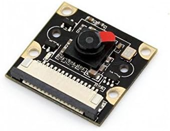Venel RPI Camera (E)/Raspberry Pi Camera Module, Fisheye Lens, Supports Night Vision, , Wider Field of View, Comes With Infrared LED, 5 Megapixel Ov5647 Sensor