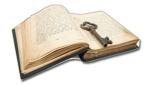 Magnettafel Bücherei – Märchenhafte Design Metall Magnetpinnwand 60×40 cm – Memoboard Pinnwand mit Motiv: Bücherregale Bibliothek – inkl. 8 Magnete Fliegende Bücher für Magnetwand – Original GUMA Magneticum® - 9