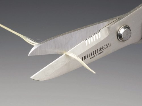 Qualität japanische Schere (Heavy Duty, Lage, schneiden Kevlar). Ideal für Werkstatt, Handwerker, DIY Kunsthandwerk etc. engineer ph-51 Engineer ph-51, Heavy Duty Scissors (kevlar capable) - 8