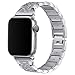 Produktbild bloatboy Handgelenk Armband für Apple Watch Series 4 40mm Watch Uhrenarmband, Mode Edelstahl Kristall Uhrenarmband (Silber)