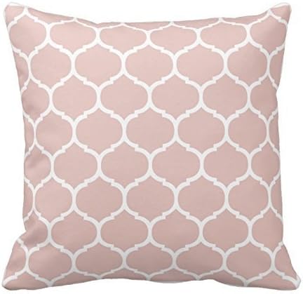 Generic Custom Square Moroccan Blush Pillow Cover Cotton Pillowcase Cushion Cover 16 X 16
