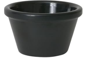 Genware Ramequin en mélamine pour sauces Noir 8 cm