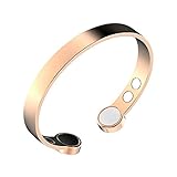 Rosian & Levine TM️ Magnetic Pure Copper Arthritis Therapy Bracelet with Extra Strong Magnets for Carpal Tunnel Migraine Menopause - Unisex Copper Bracelet
