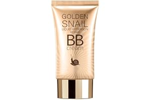 MRCUVARYAS BB Cream Light丨BB Cream Tinted Moisturizer with SPF丨SPF50+ Gold Snail Sunscreen丨Tinted Moisturizer Face Women Hydrating Moisturizing丨 Sunscreen for All Skin Types Evens Skin Tone