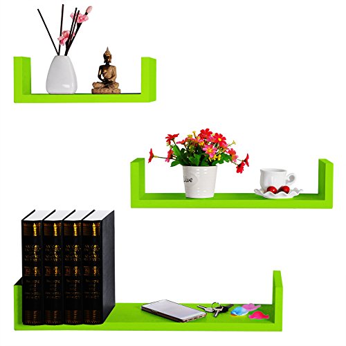 WOLTU #352 WANDREGAL BÜCHER CD REGAL HÄNGEREGAL HOLZREGAL BOARD FARBWAHL - 2