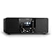 Produktbild auna IR-190BK • Internetradio • Digitalradio • WLAN-Radio • Netzwerkplayer • Bluetooth • MP3-USB-Port • AUX • Wecker • Sleep-Timer • 2,8-Zoll-TFT-Farbdisplay • Dimmfunktion • schwarz