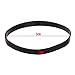 eBoot Black Elastic Bands Hair Rubber Bands Hair Ties, 2000 Pieces