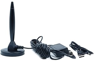 Fasizi Antena de TV digital amplificada para interiores y exteriores, rango de más de 170 millas, compatible con 4K Full HD inteligente con amplificador con interruptor