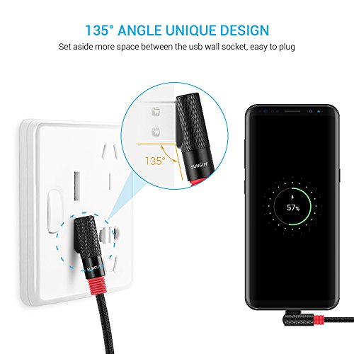 C ble USB C angle droit SUNGUY 2-Pack 1M 3FT USB tress A 135 degr s USB C C ble de recharge rapide angle droit pour Galaxy S9 S8 Note 8 Google Pixel 2XL Sony Xperia XZ Huawei Mate10 Pro P20 Pro OnePlus 5T et plus C ble USB C angle droit SUNGUY 2-Pack 1M 3FT USB tress A 135 degr s USB C C ble de recharge rapide angle droit pour Galaxy S9 S8 Note 8 Google Pixel 2XL Sony Xperia XZ Huawei Mate10 Pro P20 Pro OnePlus 5T et plus