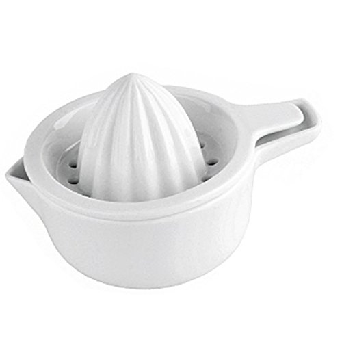 Zitronenpresse Porzellan 2 tlg. Zitrone Presse Limetten Entsafter