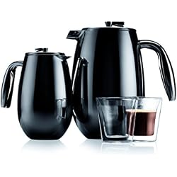 Bodum - 1308-57 - Columbia - Cafetière à Piston Isotherme 8 Tasses - Double Paroi Inox - 1.0 L - Mat