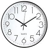 reloj pared cocina conforama Esfera blanca con números negros: también de amplio bien legible
