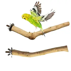 Mac's Natural Wood Large Grapevine Perch for Birds. Rope, Exercise, Natural, Perch
