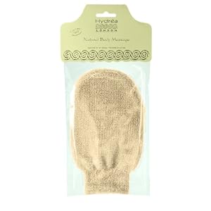 Hydrea London Professional Exfoliating Spa Massage Mitt MT04C Cream - Image 2