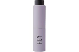 Design Letters TAKE CARE Dispenser, HEY (Lavender) - Dispenser di igienizzante per le mani per ricarica, dispenser formato busta, un must-have in viaggio o in viaggio, 20 ml