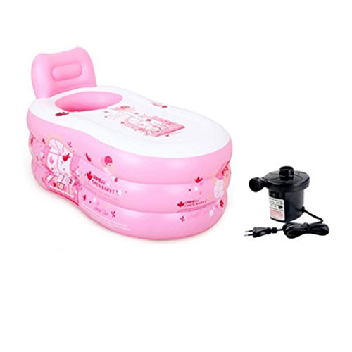Preisvergleich Produktbild Faltbare Badewanne aufblasbare Badewanne nach dicker Badewanne Fässer klappbarer Wanne Kinderbad Fässer aus Kunststoff Whirlpool aufblasbare Badewanne, Barrel (Farbe: A, Größe: Elektrische Pumpe-130 * 70 * 50 CM)