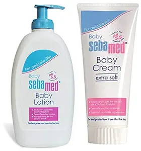 Sebamed Baby Lotion, 400Ml&Sebamed Baby Cream Extra Soft, 50Ml