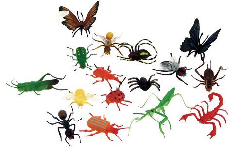 plastic insects toys