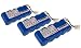 Produktbild 3 Stück Vinitech Akku als Ersatz für Bosch BOSCH Rollfix 861E, BOSCH Rollfix D870E, BOSCH Rollfix D962E, BOSCH Rollfix FDD087, BOSCH Rollfix FDD087D NiMh 6V 2000mAh
