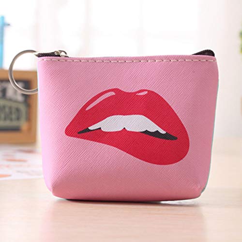 Preisvergleich Produktbild Gedruckte Geldbörse kleine Dame Schlüsseltasche kreative Münztüte Mini Cartoon PU Ledertasche