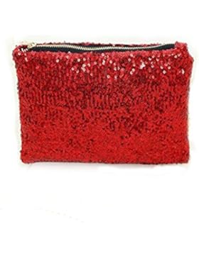 Trendige Damenhandtasche Mini Clutch Vintage Kleine Tasche Abendtasche Umhängetasche