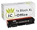 Produktbild XL Toner BK Black kompatibel für HP 205A HP205A CF530A CF531A CF532A CF533A Color Laserjet Pro M154a M154nw MFP M180n MFP M180nw MFP M181fw - Schwarz je 1.100 Seiten, Color je 900 Seiten