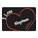 Price comparison product image Mouse Mat Modern I Love Kingstown Black
