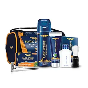 Park Avenue Good Morning Grooming Kit ? Combo of 6 + Travel Pouch