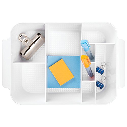 InterDesign 35862EU Clarity Kosmetik- Kosmetikablage mit Fächern, weiß - 5