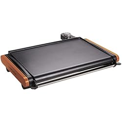 Lagrange 229001- Plancha poignées bois 200W