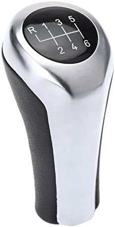 Conpush 6-Gear Gear Knob Chrome (Silver Black)