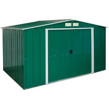 yardmaster international 106sl 10 x 6ft shiplap metal shed
