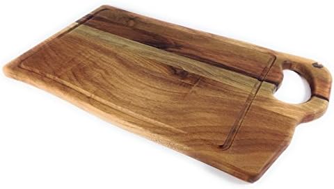 Prosharp® GENERALE XL Professional Chopping Board / Organic Walnut Hardwood Natural / Cheese Trays / Presentation Appetizers, Tapas (Walnut, 27X47X2CM