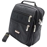 Men's Hand and Shoulder Strap Bag, Black-2210