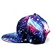HuntGold 1X Fashion Hiphop Printed Snapback Adjustable Peaked Baseball Hat Cap(blue)