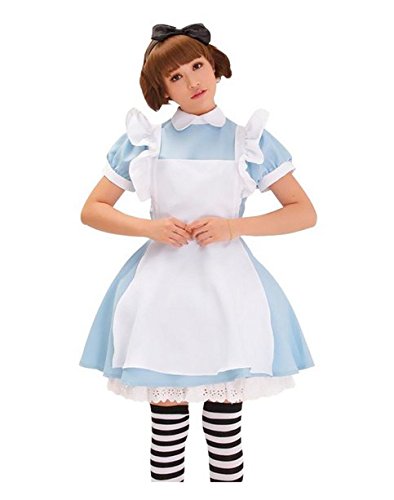 CuteMe Nuevo Azul Alice de país de Las Maravillas Lolita SIRVIENTA Cosplay Trajes Fancy Vestido Set Delantal