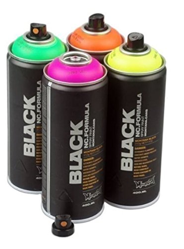 Montana Black Sprühdosen Neon Farben Set 4x400ml