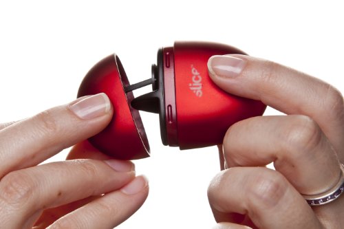 Slice 10430 Kosmetikstift Spitzer mit Soft-Touch Beschichtung, Rot - 6